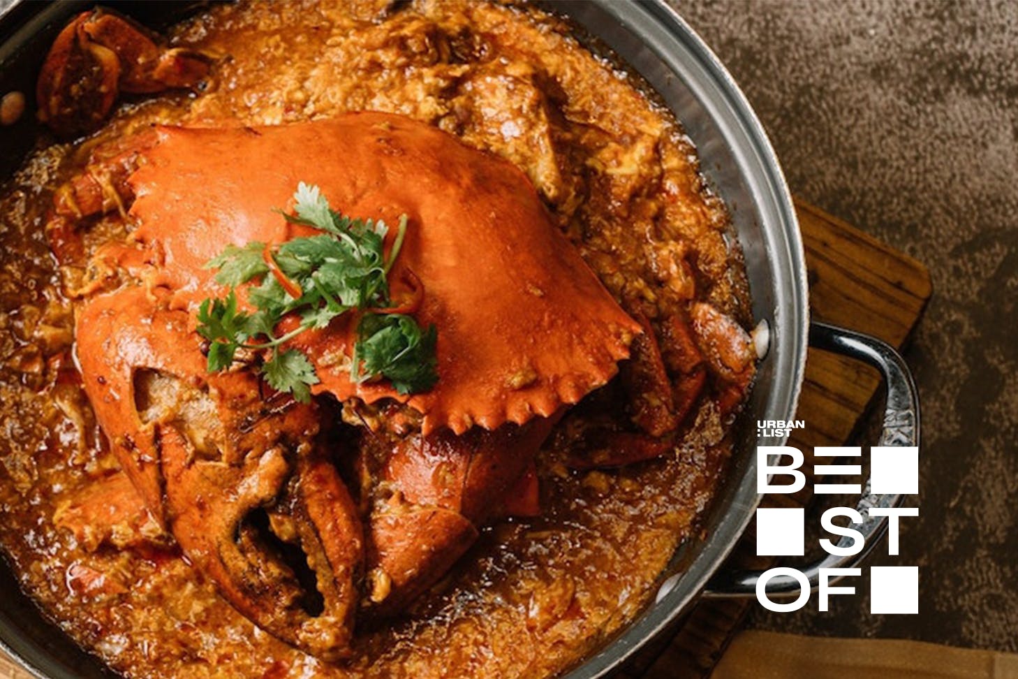 Chilli crab from Jumbo Seafood